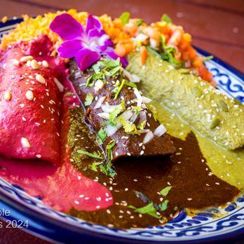Mole Mole Mexican Cuisine signature dishes Tres Mole EnchiladasSoy Curl Mole BurritoSuper Bowl